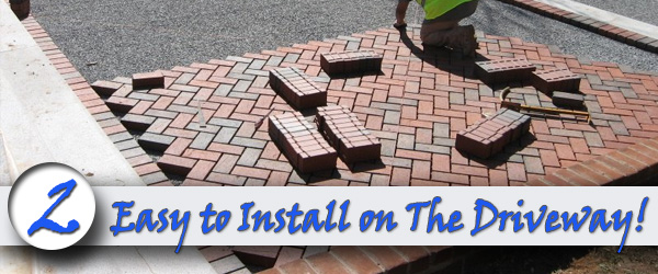 easy to install on the driveway