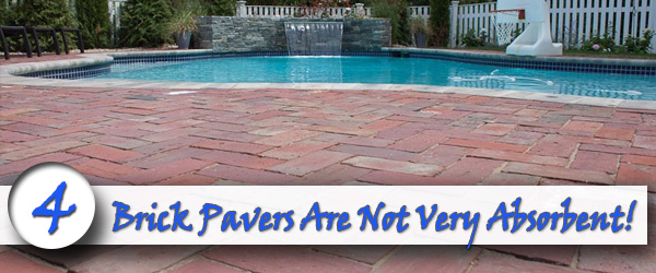 Brick Pavers Are Not Very Absorbent