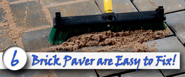 Brick Pavers are Easy to Fix