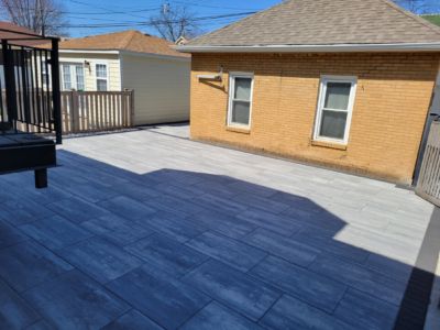 Chicago Paving Patio After Installation By Euro Paving Best Paving Contractor In Chicagoland