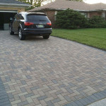 brick paving driveway in glenview by europaving after