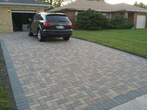 brick paving driveway in glenview by europaving after