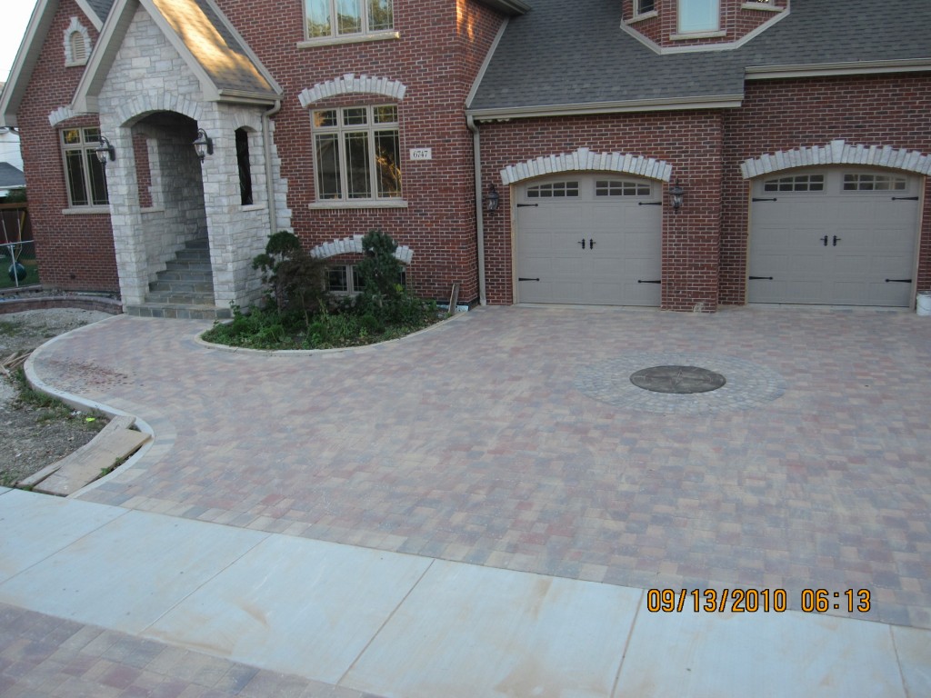 Brick Paving Hillside