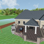 patio design 3D effect