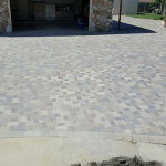 how to create a brick paving driveway