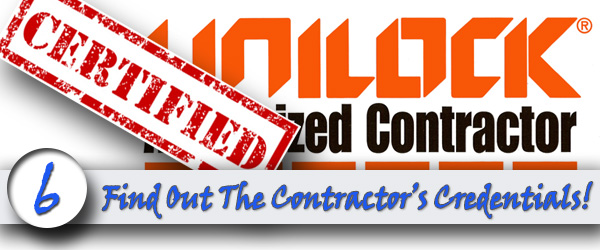 Find Out The Contractor’s Credentials