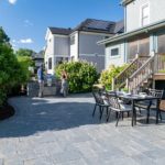 Beautiful Outdoor Patio with Grill and Fireplace