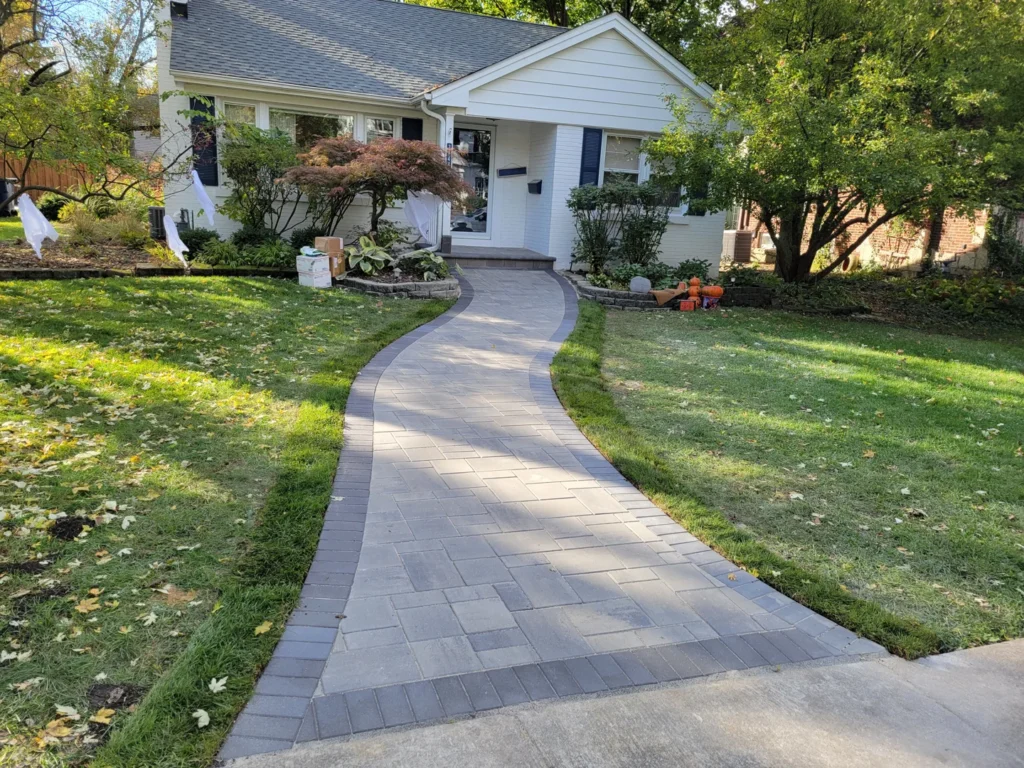 large paver walkway ideas
