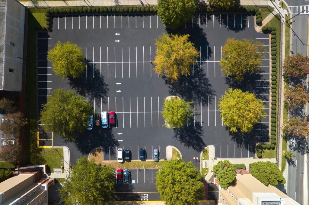 Parking lot asphalt installation, Commercial Asphalt Paving Projects in Chicago | Euro Paving