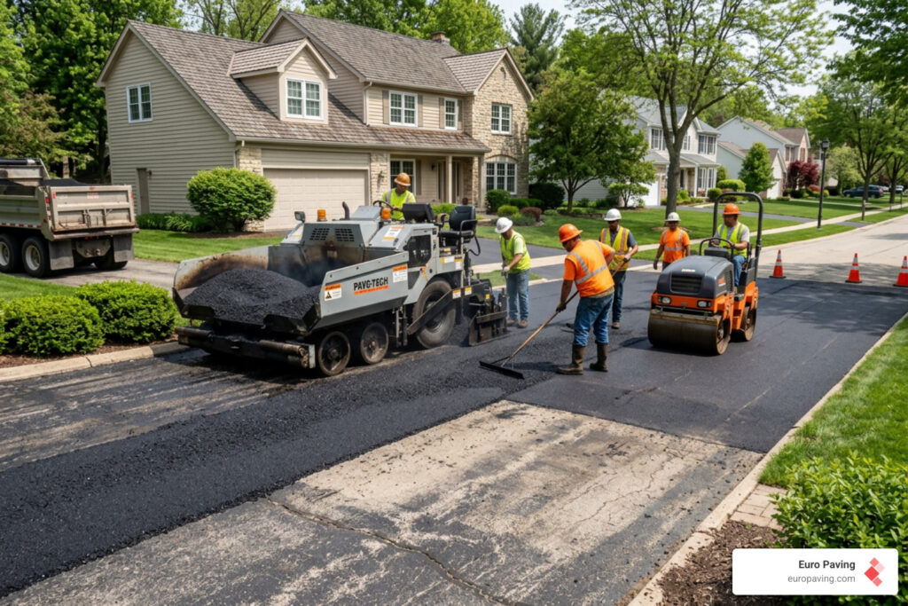 asphalt driveway resurfacing