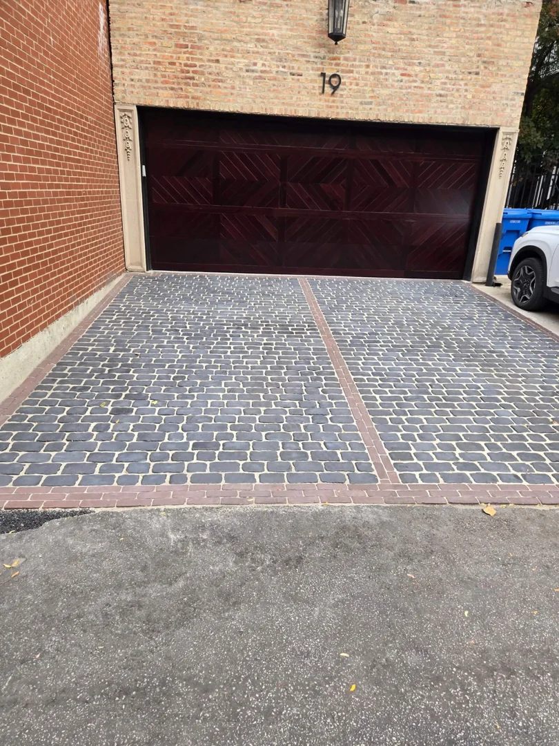 Severe surface cracking on driveways