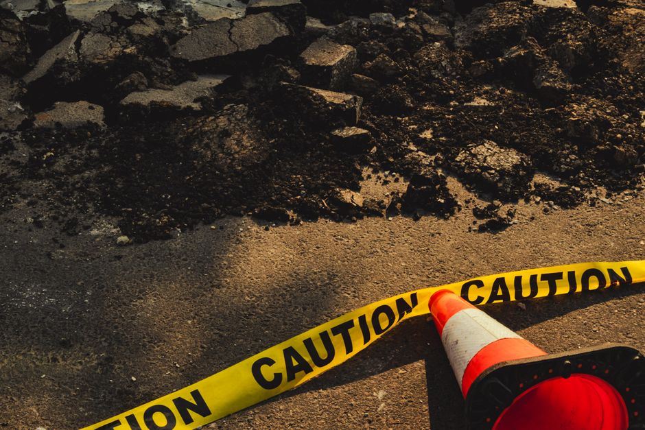 Anatomy of a damaged driveway needing resurfacing Anatomy of a damaged driveway needing resurfacing