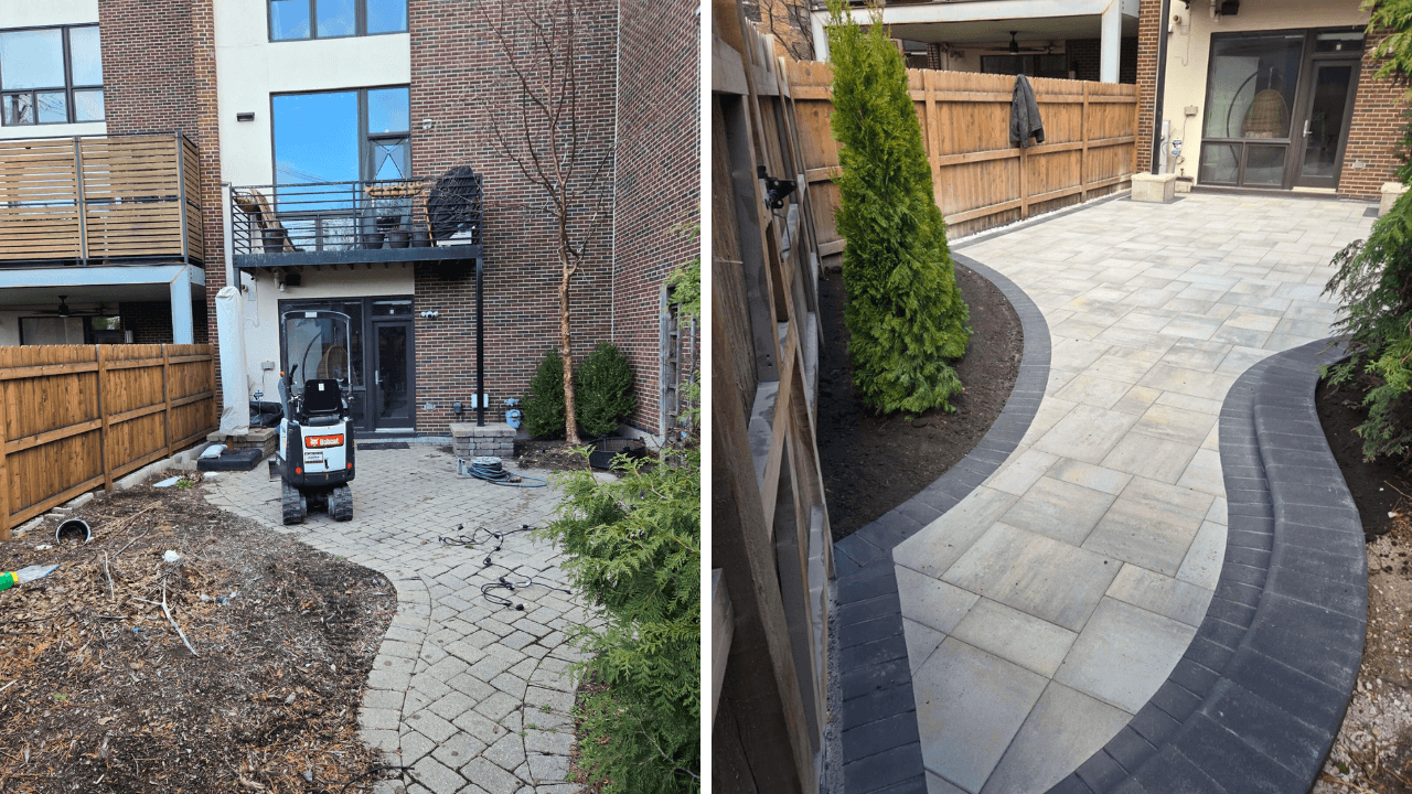 Professional brick patio renovation by Euro Paving in Chicago