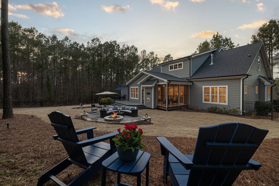 fire pit seating area