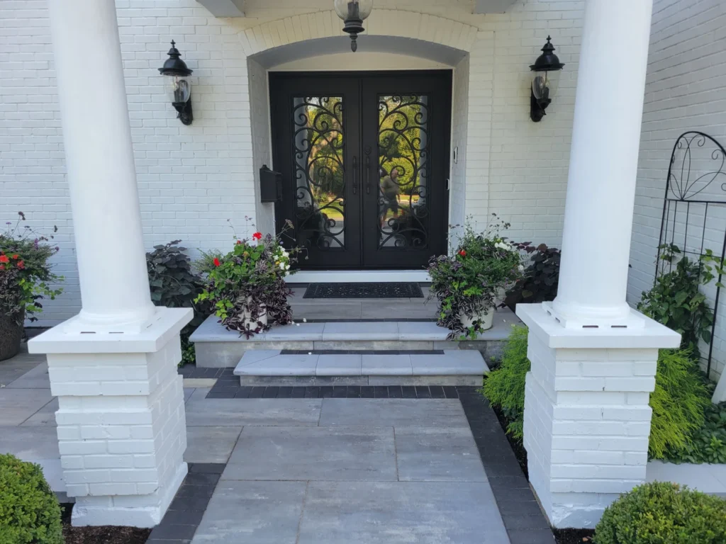 porch brick ideas